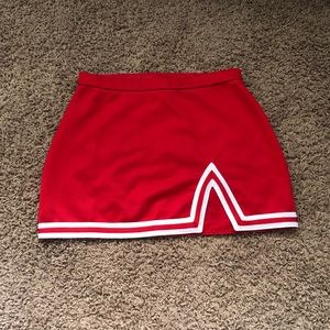 Red Cheerleading Skirt